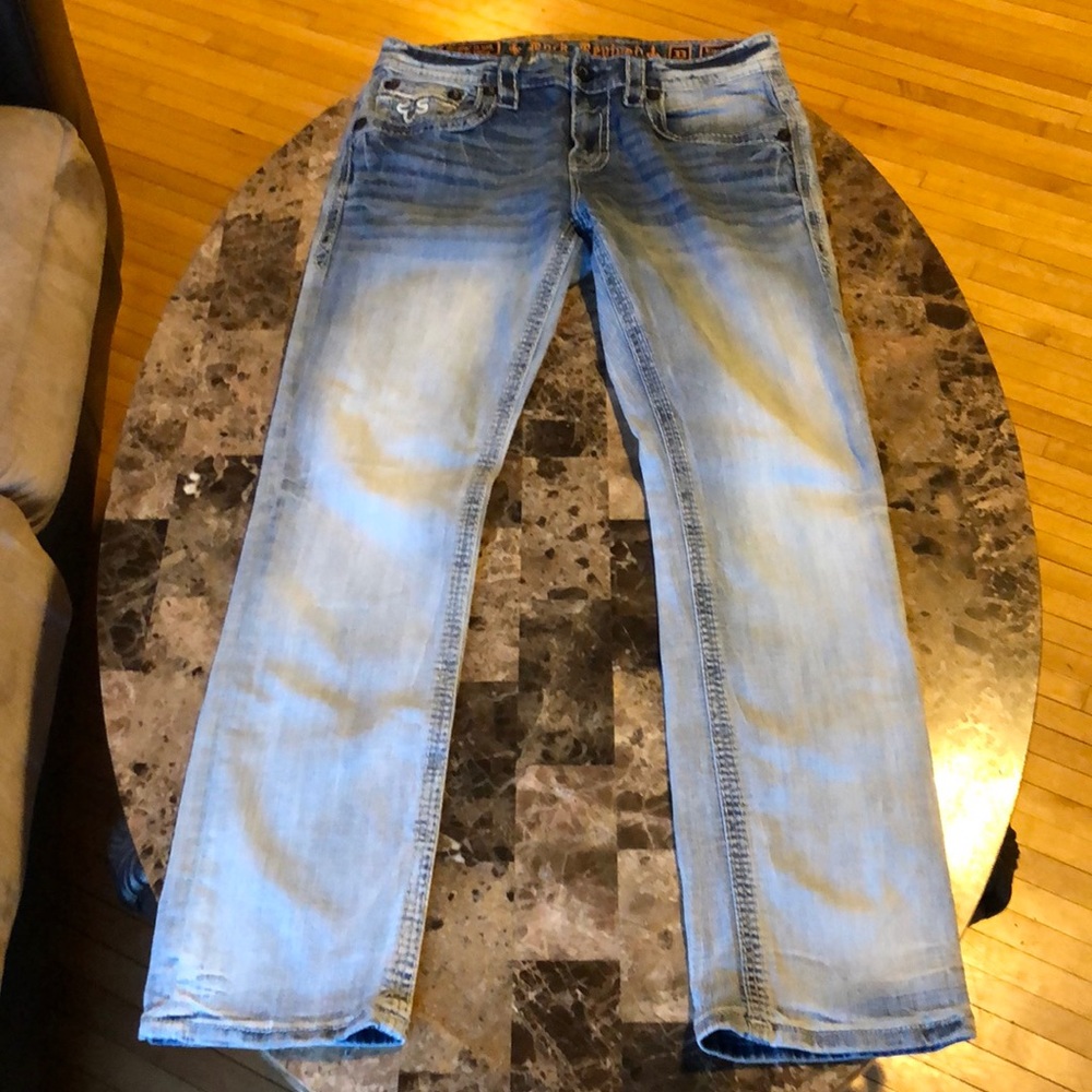 Rock Revival Men’s Jeans 32” X 32”